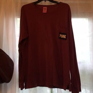 PINK maroon longsleeve